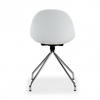 chaise de reunion blanc base pyramide plastique sans accoudoirs 8
