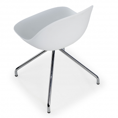 chaise de reunion blanc base pyramide plastique sans accoudoirs 7