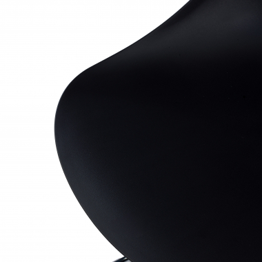 chaise de reunion noir base pyramide plastique sans accoudoirs 9