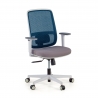 Chaise de bureau professionnelle Kaito white, homologuée