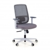 Chaise de bureau professionnelle Kaito white, homologuée