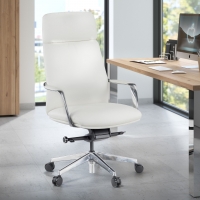 Fauteuil de bureau exécutif Prestige en cuir véritable