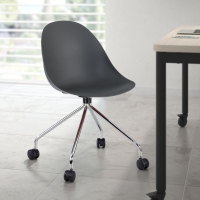 Chaise de réunion Croft, Pivotante avec roulettes