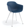 Chaise de Conférence Alice, 4 pieds, design enveloppant