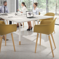 Chaise Scandinave Alice, Pieds en Bois