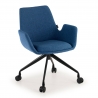 Chaise Pivotante Glamm, à roulettes, Résistante