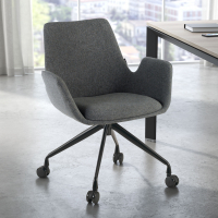 Chaise Pivotante Glamm, à roulettes, Résistante
