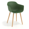 Chaise Scandinave Alice, Pieds en Bois