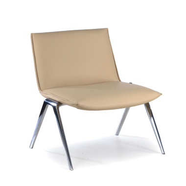 chaise salle d attente beige paisley simil cuir sans accoudoirs 1