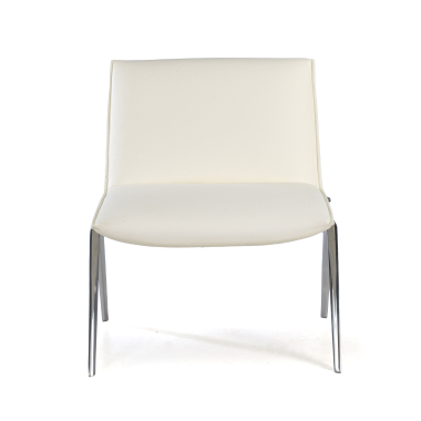 chaise salle d attente blanc paisley simil cuir sans accoudoirs 3