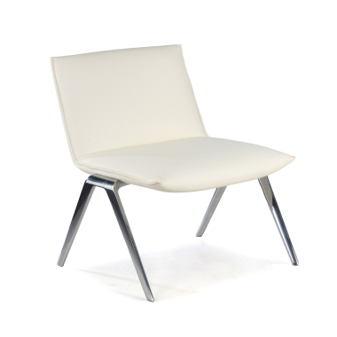 chaise salle d attente blanc paisley simil cuir sans accoudoirs 1