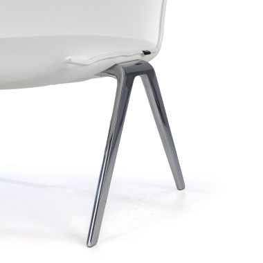 chaise salle d attente blanc paisley simil cuir sans accoudoirs 8