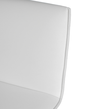 chaise salle d attente blanc paisley simil cuir sans accoudoirs 9