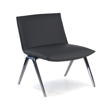 chaise salle d attente gris paisley simil cuir sans accoudoirs 1