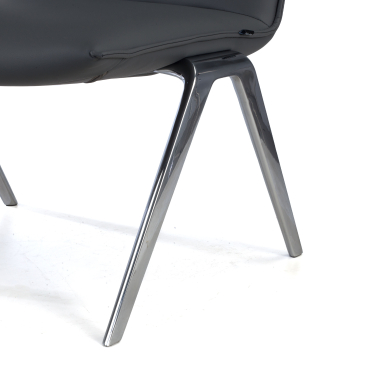 chaise salle d attente gris paisley simil cuir sans accoudoirs 8