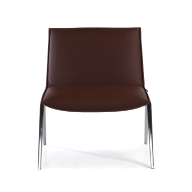 chaise salle d attente marron paisley simil cuir sans accoudoirs 3