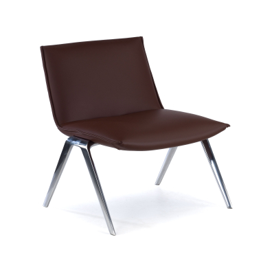 chaise salle d attente marron paisley simil cuir sans accoudoirs 1