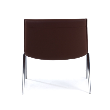 chaise salle d attente marron paisley simil cuir sans accoudoirs 6