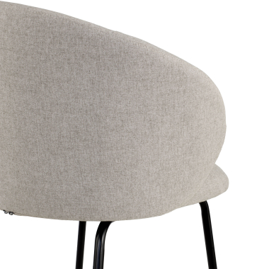chaise de conference gris harper tissu accoudoirs fixes 9