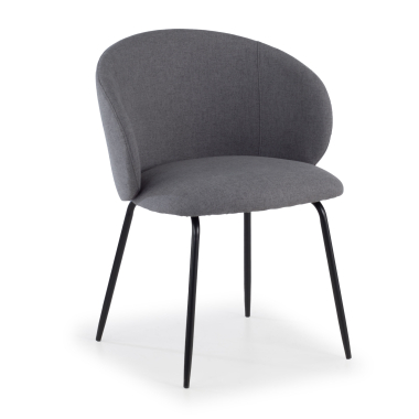 chaise de conference anthracite harper tissu accoudoirs fixes 1