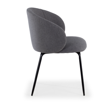 chaise de conference anthracite harper tissu accoudoirs fixes 4