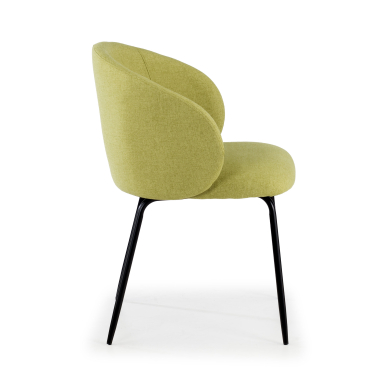 chaise de conference vert harper tissu accoudoirs fixes 4