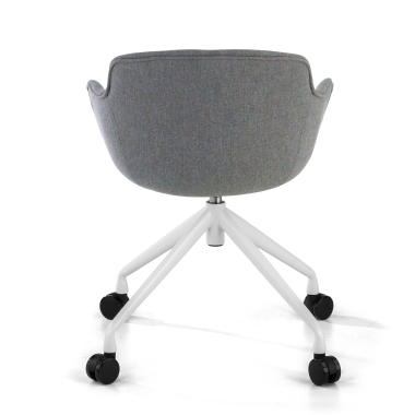chaise de conference blanc anthracite giratoire avec roulettes tissu accoudoirs rembourres 6