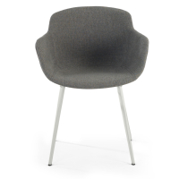 Chaise Visiteur Laure, Structure métallique, en tissu