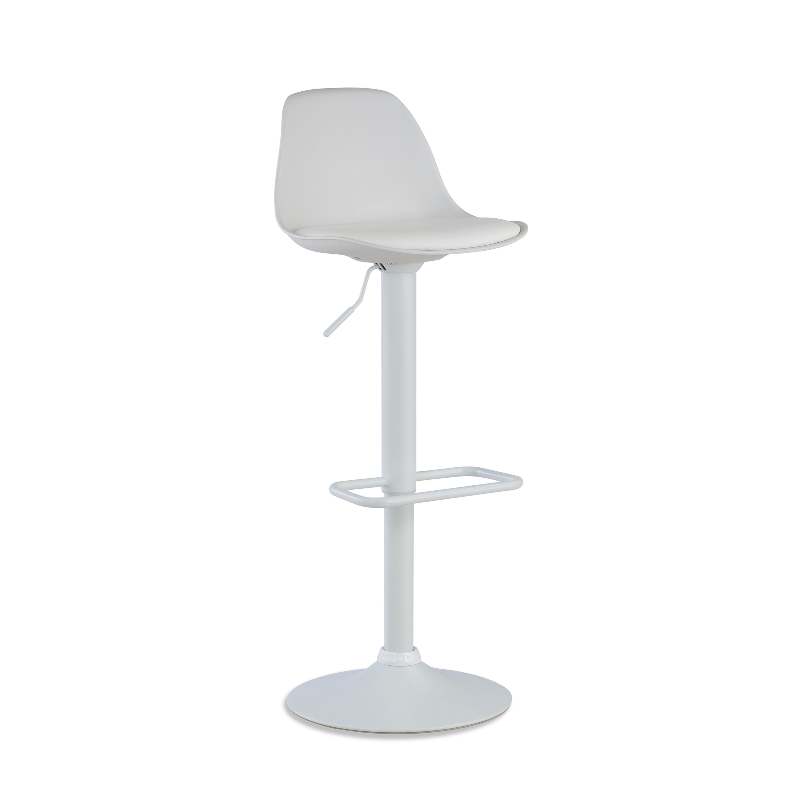 Tabouret haut Norway avec pieds en métal, design moderne