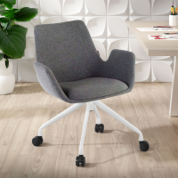 Chaise Pivotante Glamm, à roulettes, Résistante