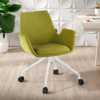 Chaise Pivotante Glamm, à roulettes, Résistante