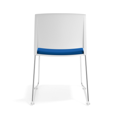 chaise de conference blanc bleu sans bras tapissee tissu sans accoudoirs 5
