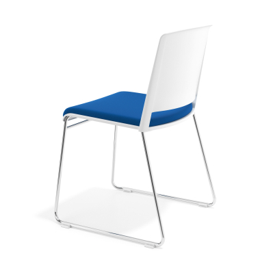 chaise de conference blanc bleu sans bras tapissee tissu sans accoudoirs 6