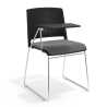Chaise avec tablette rembourrée Hest