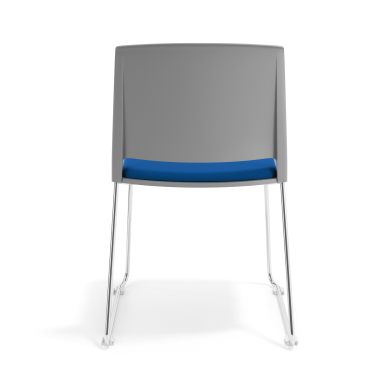 chaise de conference gris bleu sans bras tapissee tissu sans accoudoirs 4