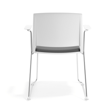 chaise de conference blanc gris avec bras tapisse tissu sans accoudoirs 4