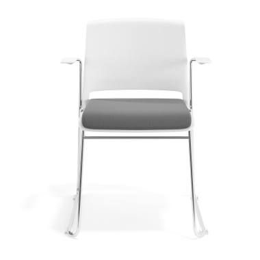 chaise de conference blanc gris avec bras tapisse tissu sans accoudoirs 6