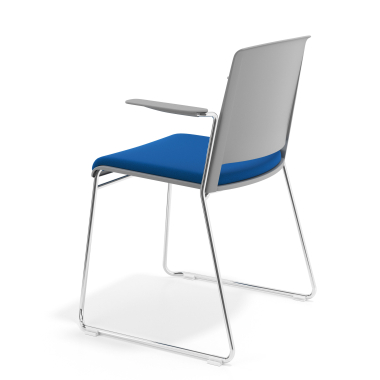 chaise de conference gris bleu avec bras tapisse tissu sans accoudoirs 5