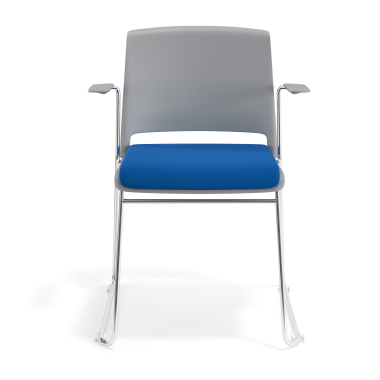 chaise de conference gris bleu avec bras tapisse tissu sans accoudoirs 6