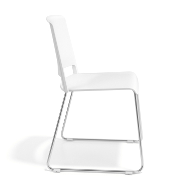 chaise de conference blanc sans bras tissu sans accoudoirs 3