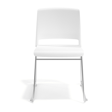 chaise de conference blanc sans bras tissu sans accoudoirs 6