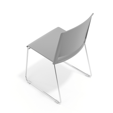 chaise de conference gris sans bras tissu sans accoudoirs 7