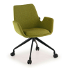 Chaise Pivotante Glamm, à roulettes, Résistante