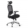 Chaise de bureau Flex, avec accoudoirs et appui-tête