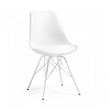 chaise de conference blanc chaise pietement metallique plastique sans accoudoirs 1