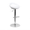 Tabouret de Bar Danko, base métallique, anneau repose-pieds 210850 - (Outlet)