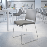 Chaise de Conférence rembourrée Hest