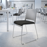 Chaise de Conférence rembourrée Hest