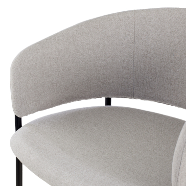 chaise de conference gris margot tissu accoudoirs fixes 8