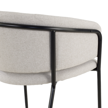chaise de conference gris margot tissu accoudoirs fixes 9